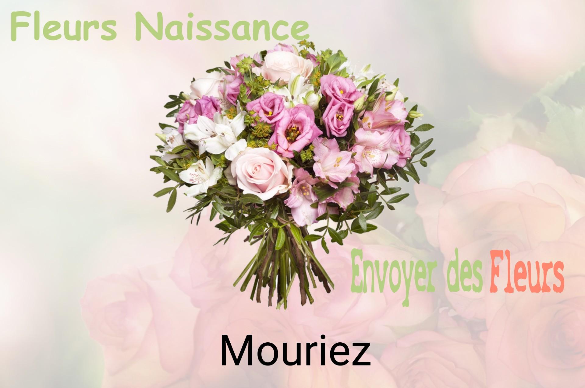 Bouquet de fleurs de naissance livré à Mouriez